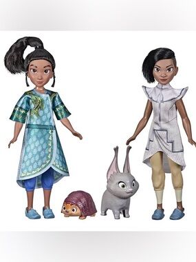 Disney's Raya Doll & Namaari Doll Two Animal Friends. NEW